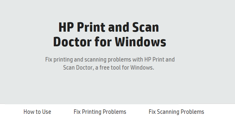 HP Print and Scan Doctor for Windows - Installation and Setup