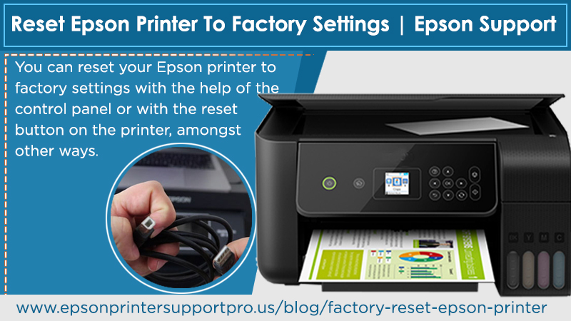 Reset Epson printer to factory settings | Epson Support